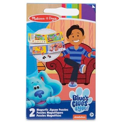 Melissa & Doug Blue's Clues & You! Magnetische puzzels om mee te nemen Melissa & Doug Blue's Clues & You! Magnetische puzzels om mee te nemen