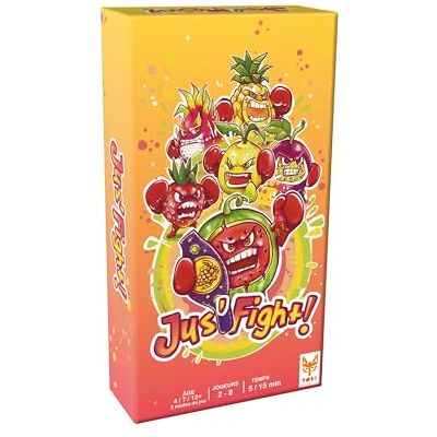 Topi Games Jus'fight bordspellen kaartspel Welke vrucht wordt de grote winnaar? 2 modi 2 tot 8 spelers 5-15 minuten met familie of vrienden Frans merk cadeau voor kinderen vanaf 7 Topi Games Jus'fight bordspellen kaartspel Welke vrucht wordt de grote winnaar? 2 modi 2 tot 8 spelers 5-15 minuten met familie of vrienden Frans merk cadeau voor kinderen vanaf 7