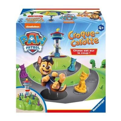 Ravensburger Croque Carotte Paw Patrol Grappig parcoursspel Chase Hoofdkwartier 2 tot 4 spelers vanaf 4 jaar 22385 Franse versie Ravensburger Croque Carotte Paw Patrol Grappig parcoursspel Chase Hoofdkwartier 2 tot 4 spelers vanaf 4 jaar 22385 Franse versie