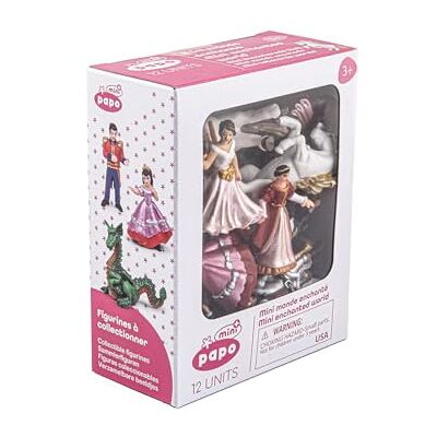 Papo Mini Figuurtjes -Mini Plus Betoverde wereld (12 stuks)-33012-Voor kinderen Geschikt voor jongens en meisjes Vanaf 3 jaar Papo Mini Figuurtjes -Mini Plus Betoverde wereld (12 stuks)-33012-Voor kinderen Geschikt voor jongens en meisjes Vanaf 3 jaar