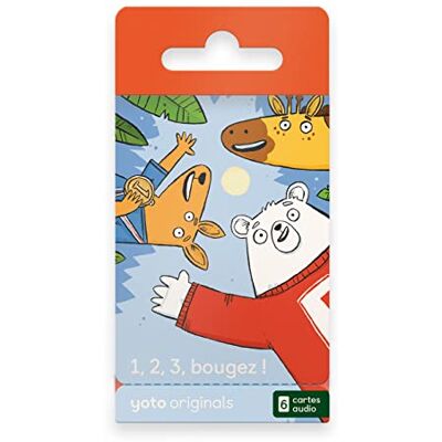 YOTO Set 1, 2, 3 bewegen! 6 audioboeken voor kinderen in het Frans om op verhalenverteller en verhalenbox te luisteren voor kinderen, Player en Mini, dans, sport en activiteiten voor kinderen van 3 tot 7 jaar YOTO Set 1, 2, 3 bewegen! 6 audioboeken voor kinderen in het Frans om op verhalenverteller en verhalenbox te luisteren voor kinderen, Player en Mini, dans, sport en activiteiten voor kinderen van 3 tot 7 jaar