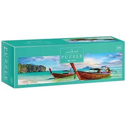 Interdruk Around the World No 2-1000 Pieces Panorama Jigsaw Volwassenen Puzzel Interdruk Around the World No 2-1000 Pieces Panorama Jigsaw Volwassenen Puzzel