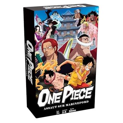 Topi Games One Piece Aanval op Marineford Herbeleef de Paramount Oorlog met Piraten of Witte Baard Mariniers Strategisch Familiespel 2 tot 6 spelers 7 jaar + Franse versie Topi Games One Piece Aanval op Marineford Herbeleef de Paramount Oorlog met Piraten of Witte Baard Mariniers Strategisch Familiespel 2 tot 6 spelers 7 jaar + Franse versie