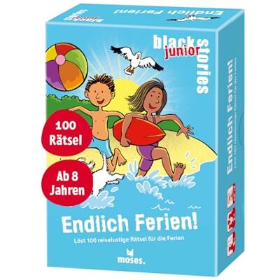 moses Black Stories Junior Endlich Ferien!: Löst 100 Reiselustige Rätsel für die Ferien moses Black Stories Junior Endlich Ferien!: Löst 100 Reiselustige Rätsel für die Ferien