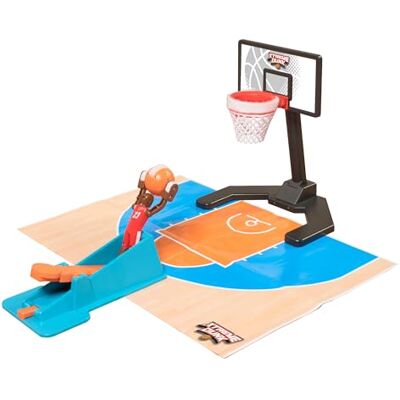 TOMY Xtreme Dunk Basketbalspel voor kinderen met lanceerplatform en trucstartfunctie, Slam Dunks en Alley-Oops, voor 1-4 spelers, vanaf 6 jaar, zonder batterijen TOMY Xtreme Dunk Basketbalspel voor kinderen met lanceerplatform en trucstartfunctie, Slam Dunks en Alley-Oops, voor 1-4 spelers, vanaf 6 jaar, zonder batterijen
