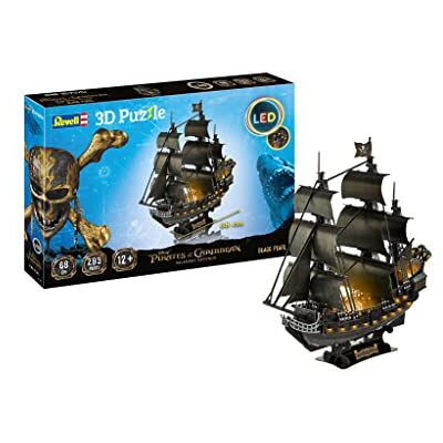 Revell 00155 Pirates of the Caribbean Ontdek de legendarische Black Pearl in 3D, kleurrijk Revell 00155 Pirates of the Caribbean Ontdek de legendarische Black Pearl in 3D, kleurrijk