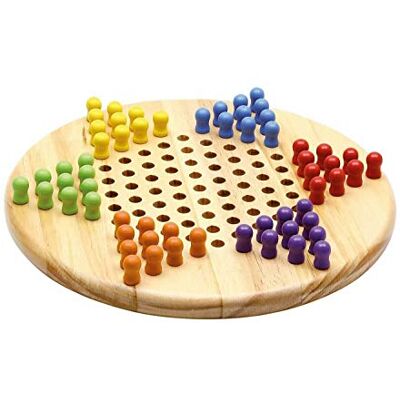Jeujura Chinese Dammen: houten bord en speelstenen de boom om te spelen bordspel Minimale leeftijd: 3 jaar, 66410, 29 x 2 cm Jeujura Chinese Dammen: houten bord en speelstenen de boom om te spelen bordspel Minimale leeftijd: 3 jaar, 66410, 29 x 2 cm
