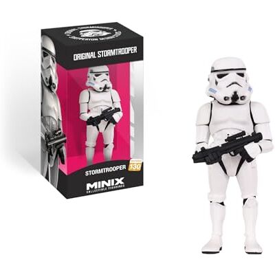 MINIX Verzamelfiguren, verzamelfiguur, 12 cm, Star Wars, Stormtrooper, verzamelobjecten voor tentoonstelling, cadeau-idee, speelgoed voor kinderen en volwassenen, filmfans MINIX Verzamelfiguren, verzamelfiguur, 12 cm, Star Wars, Stormtrooper, verzamelobjecten voor tentoonstelling, cadeau-idee, speelgoed voor kinderen en volwassenen, filmfans