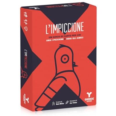 Ghenos Games L'Impiccion Snelheids- en geheugenkaartspel 8+ jaar + 2-6 spelers 15 minuten Ghenos Games L'Impiccion Snelheids- en geheugenkaartspel 8+ jaar + 2-6 spelers 15 minuten