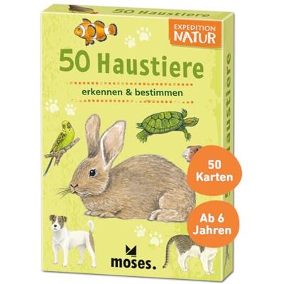moses . Verlag GmbH 9792 Natuur: 50 huisdieren: herkennen en bepalen moses . Verlag GmbH 9792 Natuur: 50 huisdieren: herkennen en bepalen