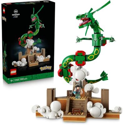 Lego Pokémon Rayquaza 72168 Set voor volwassenen, anime-model met drakenfiguur, mini-figuur van de dressoir Amaryllis & Hyper Ball – doe-het-zelf decoratie voor slaapkamer of kantoor – cadeau gaming Lego Pokémon Rayquaza 72168 Set voor volwassenen, anime-model met drakenfiguur, mini-figuur van de dressoir Amaryllis & Hyper Ball – doe-het-zelf decoratie voor slaapkamer of kantoor – cadeau gaming