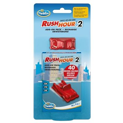 ThinkFun 76614 Rush Hour 2 uitbreiding voor de originele Rush Hour Met nieuwe uitdagingen voor jongens en meisjes vanaf 8 jaar. ThinkFun 76614 Rush Hour 2 uitbreiding voor de originele Rush Hour Met nieuwe uitdagingen voor jongens en meisjes vanaf 8 jaar.