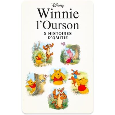 YOTO Winnie de Poeh: 5 vriendschapsverhalen, Disney-audioboek voor kinderen in het Frans, om te luisteren naar de gevaarlijke verhalenverteller Player en Mini, eerste Disney-verhalen, 3-6 YOTO Winnie de Poeh: 5 vriendschapsverhalen, Disney-audioboek voor kinderen in het Frans, om te luisteren naar de gevaarlijke verhalenverteller Player en Mini, eerste Disney-verhalen, 3-6