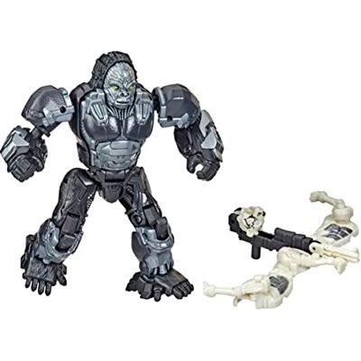Transformers : Rise of the Beasts, Beast Alliance Beast Weaponizers met Optimus Primal, vanaf 6 jaar, schaal 12,5 cm, 2 stuks Transformers : Rise of the Beasts, Beast Alliance Beast Weaponizers met Optimus Primal, vanaf 6 jaar, schaal 12,5 cm, 2 stuks