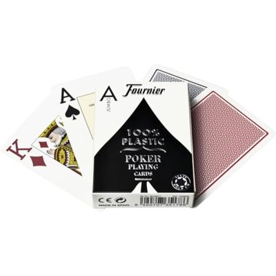 Fournier Nr. 2800 rood/blauw (2Jumbo Index) (speelkaarten): Poker Playing Cards Fournier Nr. 2800 rood/blauw (2Jumbo Index) (speelkaarten): Poker Playing Cards