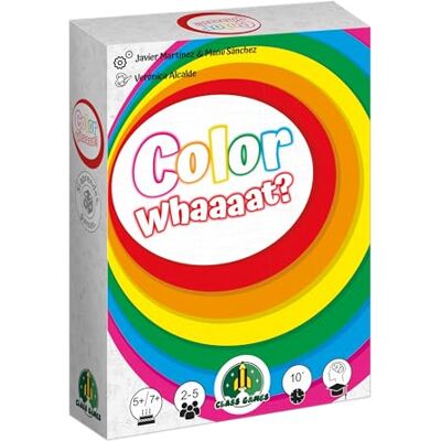 Falomir Color What Jeu de cartes de vitesse mentale pour enfants et familles Jeu éducatif de couleurs et de mots 2 à 5 joueurs +5/7 ans Jeu amusant et dynamique Falomir Color What Jeu de cartes de vitesse mentale pour enfants et familles Jeu éducatif de couleurs et de mots 2 à 5 joueurs +5/7 ans Jeu amusant et dynamique