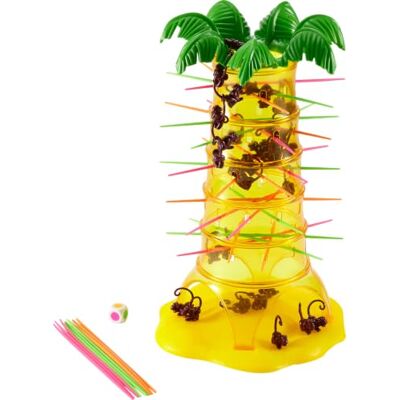 Mattel SOS Ouistiti, gezelschaps- en gezinsadressspel voor kinderen en volwassenen, met 30 apen, 30 kleurrijke stokjes en 1 speciale dobbelsteen, 2 tot 4 spelers, speelgoed voor kinderen vanaf 5 jaar, 52563 Mattel SOS Ouistiti, gezelschaps- en gezinsadressspel voor kinderen en volwassenen, met 30 apen, 30 kleurrijke stokjes en 1 speciale dobbelsteen, 2 tot 4 spelers, speelgoed voor kinderen vanaf 5 jaar, 52563