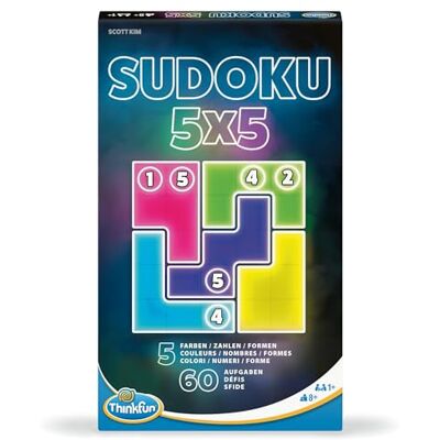 ThinkFun 76634 Sudoku 5x5 Het magnetische reispuzzelspel. Perfect voor op reis en als cadeau! ThinkFun 76634 Sudoku 5x5 Het magnetische reispuzzelspel. Perfect voor op reis en als cadeau!