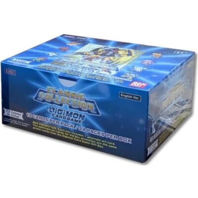 BANDAI Box Digimon Card Game EX-01 Classic Collection BANDAI Box Digimon Card Game EX-01 Classic Collection