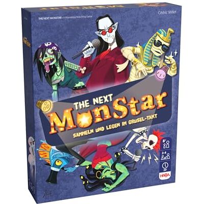 HABA The Next MonStar 2011823001 Strategisch verzamel- en legspel met griezelige soundtrack, vanaf 8 jaar, ideaal voor familie en vrienden HABA The Next MonStar 2011823001 Strategisch verzamel- en legspel met griezelige soundtrack, vanaf 8 jaar, ideaal voor familie en vrienden