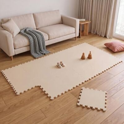 LittleTom Speeltapijt Puzzel voor baby's, 18 stuks, 30 x 30 cm, kruipdeken 180 x 90 cm voor kinderen, beschermende vloermat voor kinderkamer LittleTom Speeltapijt Puzzel voor baby's, 18 stuks, 30 x 30 cm, kruipdeken 180 x 90 cm voor kinderen, beschermende vloermat voor kinderkamer