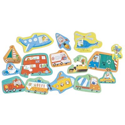 Hape Puzzel, meerkleurig, E1649 Hape Puzzel, meerkleurig, E1649