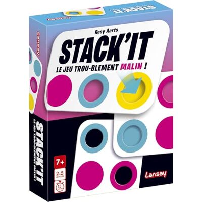 Lansay Stack'IT tactisch en logisch kaartspel voor het hele gezin Combineert kleuren en geperforeerde gaten reflectie, observatie en strategie 2 tot 6 spelers vanaf 5 jaar compact formaat Lansay Stack'IT tactisch en logisch kaartspel voor het hele gezin Combineert kleuren en geperforeerde gaten reflectie, observatie en strategie 2 tot 6 spelers vanaf 5 jaar compact formaat