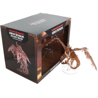 WizKids D&D Icons of The Realms: Red Ghost Dragon WizKids D&D Icons of The Realms: Red Ghost Dragon