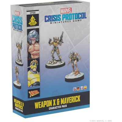 Asmodee Marvel: Crisis Protocol Weapon X & Maverick Asmodee Marvel: Crisis Protocol Weapon X & Maverick