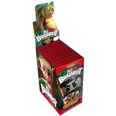 Panini Skifidol Italian Brainrot Lot de 24 paquets de cartes à collectionner Panini Skifidol Italian Brainrot Lot de 24 paquets de cartes à collectionner