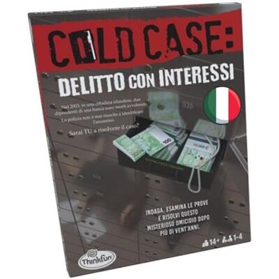 ThinkFun Cold Case 3: Murder with Interest, politiedetective-spel met aanwijzingen en bewijs om de zaak op te lossen, mysterieus bordspel voor volwassenen van 1 tot 4 spelers, cadeau-ideeën ThinkFun Cold Case 3: Murder with Interest, politiedetective-spel met aanwijzingen en bewijs om de zaak op te lossen, mysterieus bordspel voor volwassenen van 1 tot 4 spelers, cadeau-ideeën