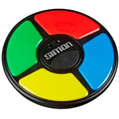 Hasbro Simon Classic Elektronisch geheugenspel, voor kinderen, vanaf 8 jaar, spel met geluiden en lichten in de hand, Simon Classic Hasbro Simon Classic Elektronisch geheugenspel, voor kinderen, vanaf 8 jaar, spel met geluiden en lichten in de hand, Simon Classic