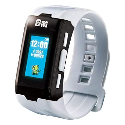 BANDAI Digimon Vital Armband Interactief Activiteitstracker met stappenteller, hartslagmeter, digitaal horloge en virtueel huisdier Train en vecht tegen je vrienden Kleur: wit (gratis app) BANDAI Digimon Vital Armband Interactief Activiteitstracker met stappenteller, hartslagmeter, digitaal horloge en virtueel huisdier Train en vecht tegen je vrienden Kleur: wit (gratis app)