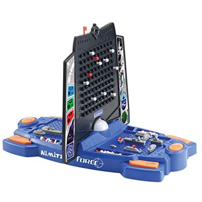 Lexibook Nimitz Force Zeeslag, Geluids- en lichteffecten, 3 jokers tot uw beschikking, Werkt op batterijen, Blauw/Zwart, GT2500 Lexibook Nimitz Force Zeeslag, Geluids- en lichteffecten, 3 jokers tot uw beschikking, Werkt op batterijen, Blauw/Zwart, GT2500