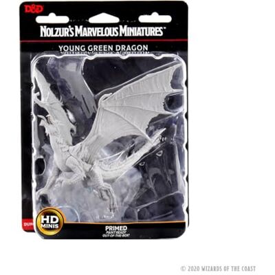 WizKids Dungeons & Dragons: Nolzur's Marvelous Unpainted Minis: Young Green Dragon WizKids Dungeons & Dragons: Nolzur's Marvelous Unpainted Minis: Young Green Dragon