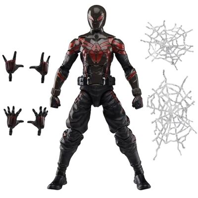 Marvel Legends Series Gamerverse Miles Morales Brooklyn 2099 Suit Volledig beweegbaar, bevat op het spel geïnspireerde accessoires Marvel Legends Series Gamerverse Miles Morales Brooklyn 2099 Suit Volledig beweegbaar, bevat op het spel geïnspireerde accessoires