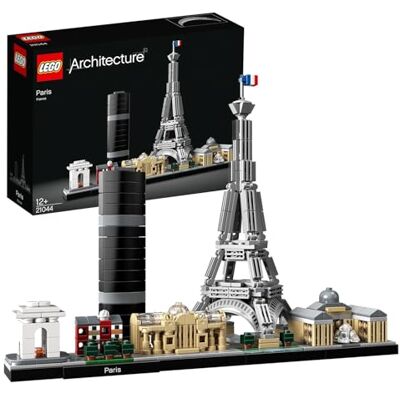 Lego Architectuur Parijs: Skyline bouwset met modellen van beroemde monumenten, cadeau-ideeën voor volwassenen en verzamelaars, decoratieve verzamelobjecten, 21044 Lego Architectuur Parijs: Skyline bouwset met modellen van beroemde monumenten, cadeau-ideeën voor volwassenen en verzamelaars, decoratieve verzamelobjecten, 21044
