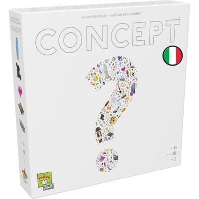 Asmodee Concept, tafelspel, 4-12 spelers, 10+ jaar, editie in het Italiaans Asmodee Concept, tafelspel, 4-12 spelers, 10+ jaar, editie in het Italiaans