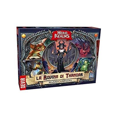 Devir Hero Realms: La Ruine de Thandar, Hero Realms devient narratif, jeu de société pour 1-5 joueurs, expansion, édition en langue italienne Devir Hero Realms: La Ruine de Thandar, Hero Realms devient narratif, jeu de société pour 1-5 joueurs, expansion, édition en langue italienne