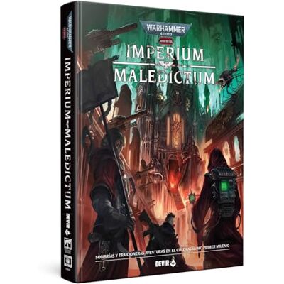 Devir Warhammer 40K Imperium Maledictum Rollenspel in het Spaans Boek met basisregels van de Machariaanse sector Creëer personages, beheerst de krachten en ontdek de geheimen van de 41e Devir Warhammer 40K Imperium Maledictum Rollenspel in het Spaans Boek met basisregels van de Machariaanse sector Creëer personages, beheerst de krachten en ontdek de geheimen van de 41e