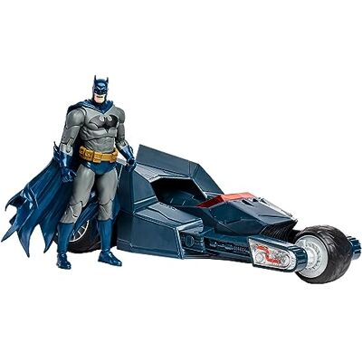 BANDAI McFarlane DC Multiverse Batman & Bat-Raptor Gold Label 2 stuks Ongelooflijk gedetailleerde collectie met ultra articulatie, voertuig en DC Comics BANDAI McFarlane DC Multiverse Batman & Bat-Raptor Gold Label 2 stuks Ongelooflijk gedetailleerde collectie met ultra articulatie, voertuig en DC Comics