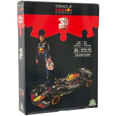 GP Sport , 3D-puzzel, Formule 1 Red Bull, 84-delig, REP00, zwart GP Sport , 3D-puzzel, Formule 1 Red Bull, 84-delig, REP00, zwart