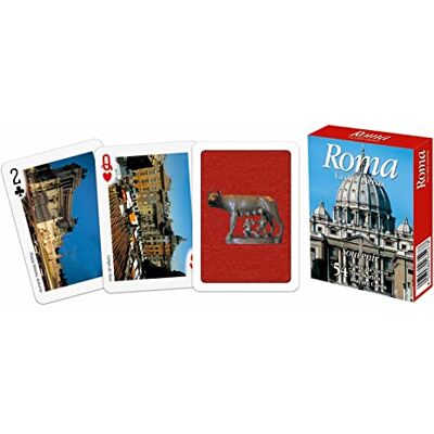 Modiano Poker Rome rood, 303527 Modiano Poker Rome rood, 303527