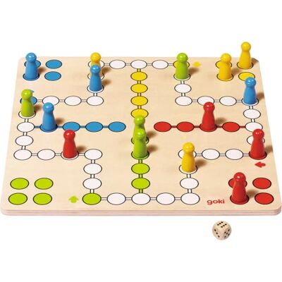 Goki Brettspiel Ludo, Basic. Goki Brettspiel Ludo, Basic.