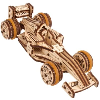 UGEARS Compacte 3D-puzzel van hout voor volwassenen, gemakkelijk zelf te maken, houten miniatuurmodel, 90 stuks UGEARS Compacte 3D-puzzel van hout voor volwassenen, gemakkelijk zelf te maken, houten miniatuurmodel, 90 stuks