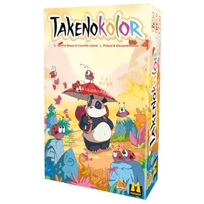 Asmodee Matagot Takenokolor – gezelschapsspel – spel voor kinderen, volwassenen en familie – schilderspel – vanaf 8 jaar – 2 tot 4 spelers – 20 minuten – Franse versie Asmodee Matagot Takenokolor – gezelschapsspel – spel voor kinderen, volwassenen en familie – schilderspel – vanaf 8 jaar – 2 tot 4 spelers – 20 minuten – Franse versie