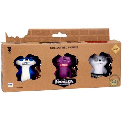 Bizak 64110210-6 Fuggler Set van 3 figuren van 6,5 cm met verzamelposter, 44 verzamelfiguren, voor jongens en meisjes vanaf 4 jaar Bizak 64110210-6 Fuggler Set van 3 figuren van 6,5 cm met verzamelposter, 44 verzamelfiguren, voor jongens en meisjes vanaf 4 jaar