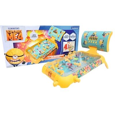 Lexibook JG610DES Elektrische Flipperkast Verschrikkelijke Ikke, Minions, tafelelektronica-flipperaar, actie- en reflexspel voor kinderen en familie, lcd-display, licht- en geluidseffecten Lexibook JG610DES Elektrische Flipperkast Verschrikkelijke Ikke, Minions, tafelelektronica-flipperaar, actie- en reflexspel voor kinderen en familie, lcd-display, licht- en geluidseffecten