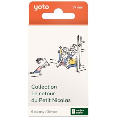 YOTO Pack Le Petit Nicolas Sempé en Goscinny, Frans origineel en integraal, audioboeken voor kinderen om op verhalenverteller te luisteren, verhalenbox, mini, klassiekers 7 tot 11 jaar YOTO Pack Le Petit Nicolas Sempé en Goscinny, Frans origineel en integraal, audioboeken voor kinderen om op verhalenverteller te luisteren, verhalenbox, mini, klassiekers 7 tot 11 jaar