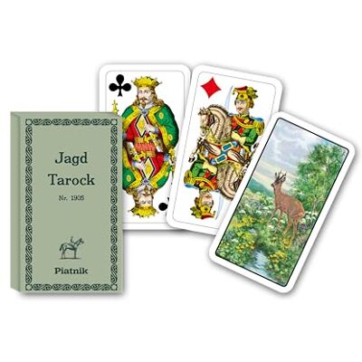 Piatnik 1905 Speelkaarten Trio Tarot Hunt 54 stukjes Piatnik 1905 Speelkaarten Trio Tarot Hunt 54 stukjes